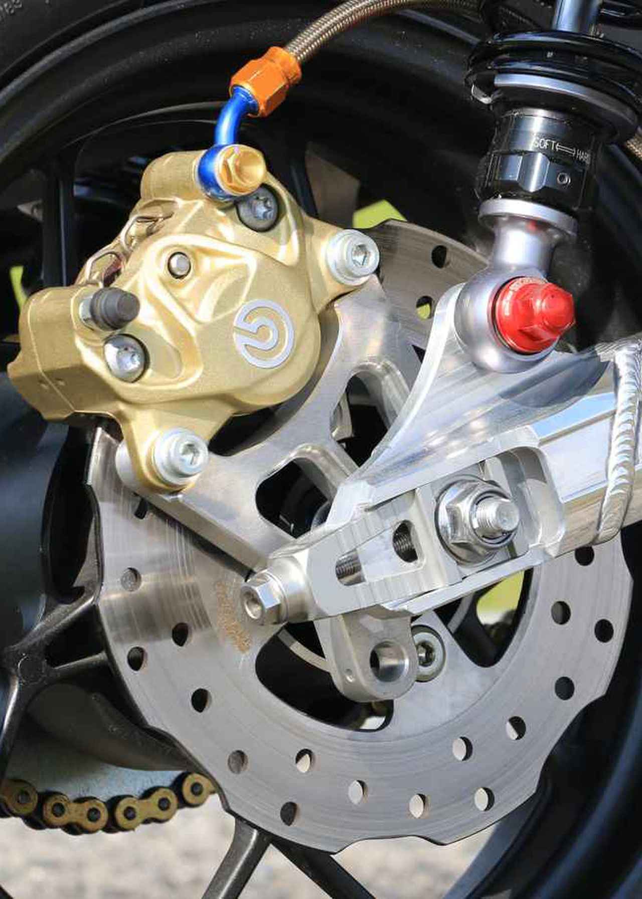 画像: リアブレーキ