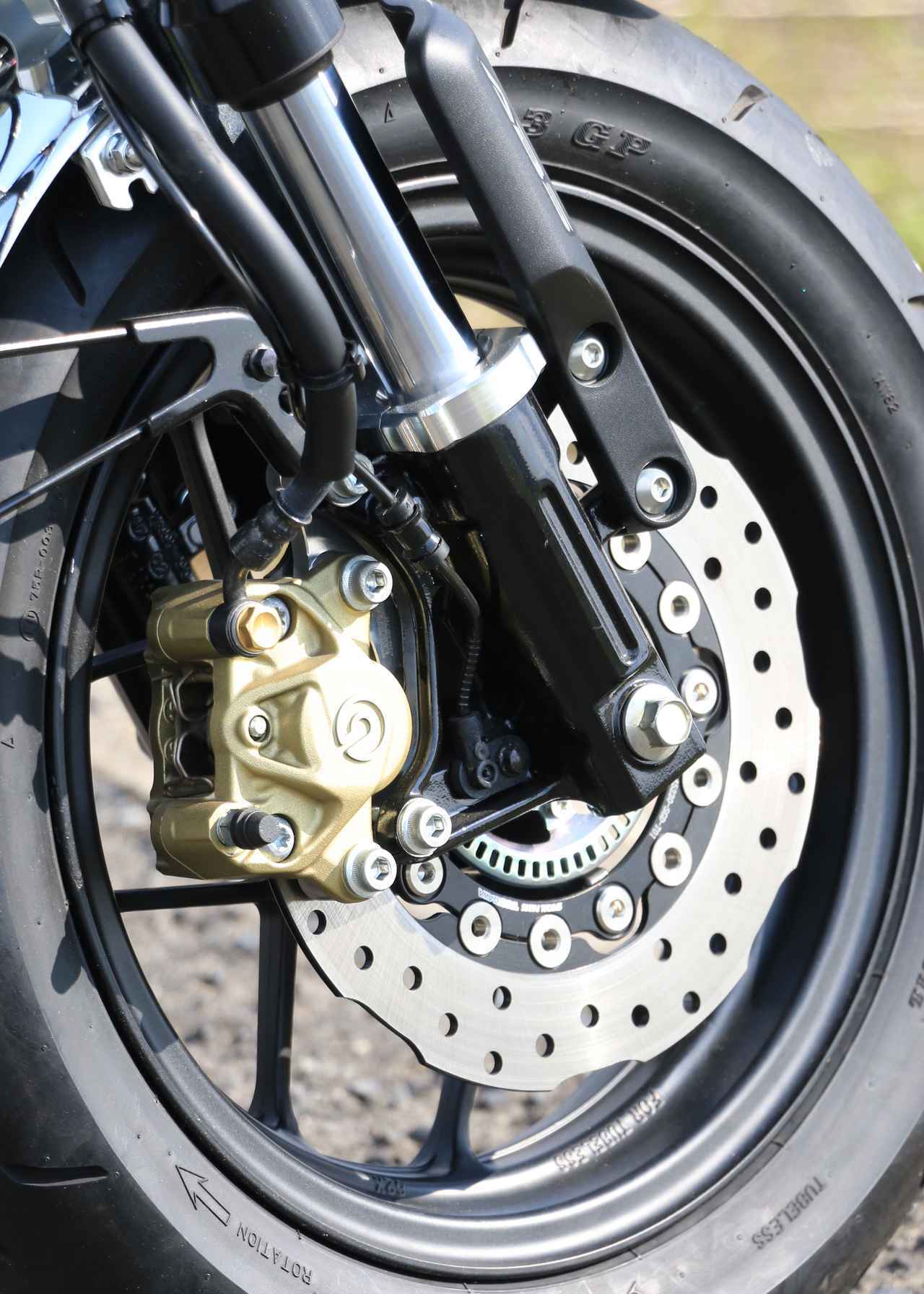 画像: フロントブレーキ