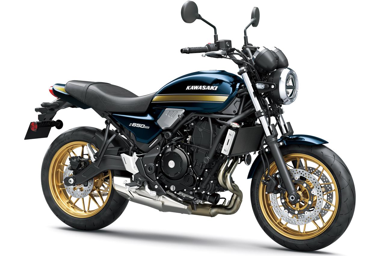 画像: Kawasaki Z650RS 2026年モデル 総排気量:649cc エンジン形式:水冷4ストDOHC4バルブ並列2気筒 シート高:800mm 車両重量:188kg 発売日:2025年11月15日(土) 税込価格:108万9000円
