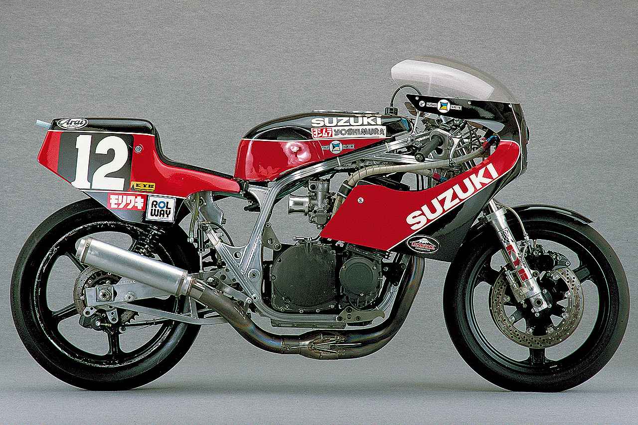 画像: YOSHIMURA MORIWAKI GSX1000 1983年 ※掲載している車体のカウルは残念ながら同年のモリワキ用に交換されており、本来のヨシムラの8耐マシンは、角型ヘッドライトでスラントしたエイのような顔を持つトガシ製カウルと、マイティプロダクト製シートカウルが装備されていた。
