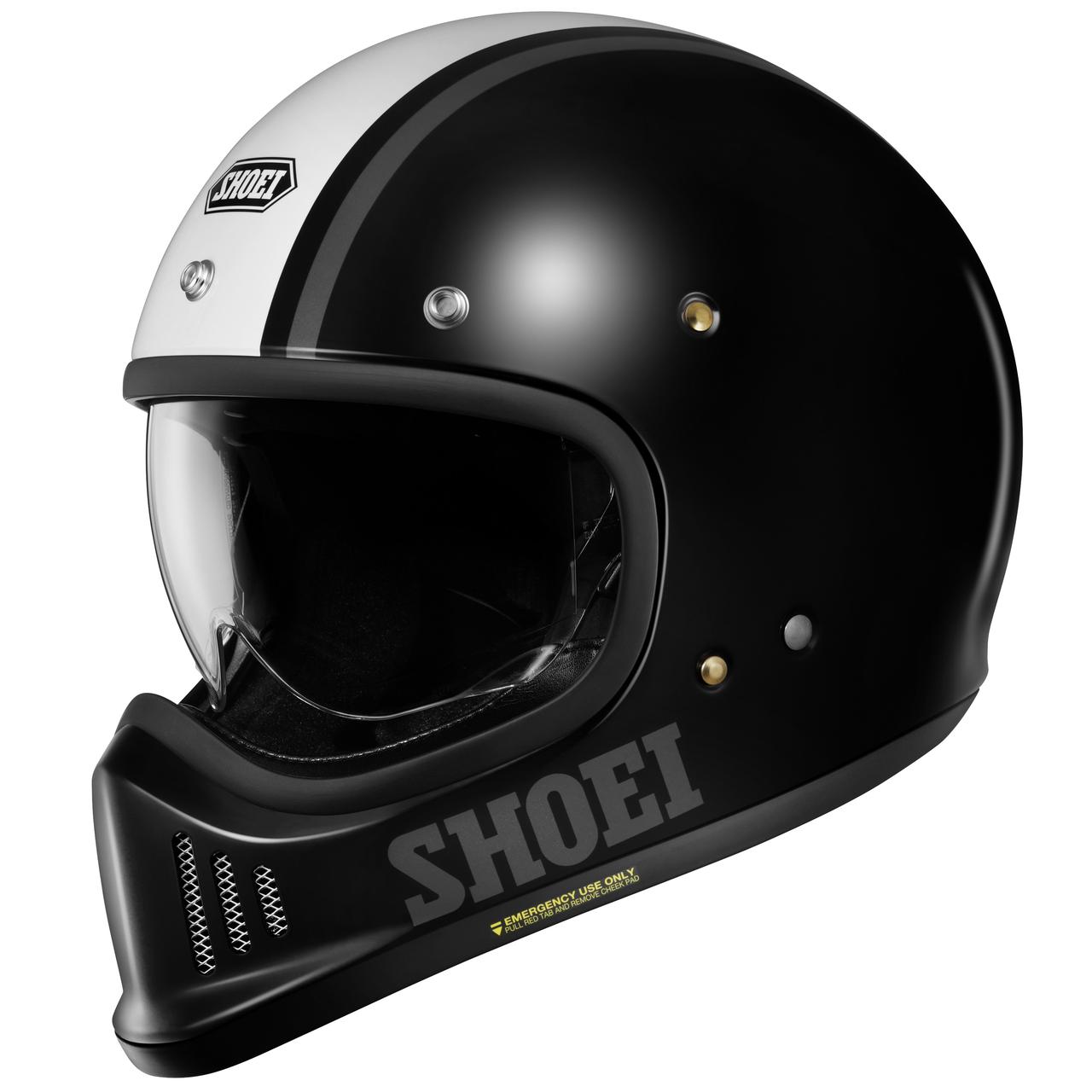 画像: SHOEI EX-ZERO AVENTURE 規格:JIS サイズ:S、M、L、XL、XXL カラー:TC-2(BLUE/ORANGE)、TC-5(BLACK/WHITE)、TC-10(BLACK/GREY) 発売時期:2026年1月 税込価格:6万500円 ※TC-10(BLACK/GREY)はマットカラー