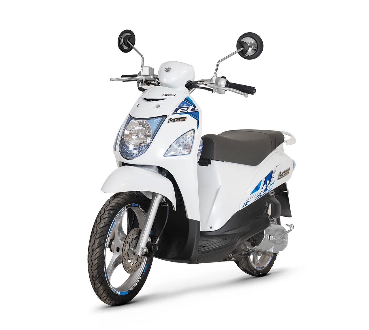 画像15: 【ハヤブサルックのアツい1台！】スズキ「Let's110」は前後14インチの快速スクーター【世界でがんばる!! 日本メーカーの珍車大図鑑 Vol.17】