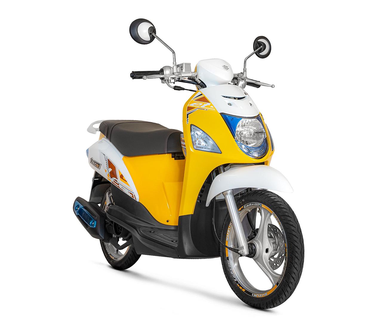 画像: SUZUKI Let's110 販売国:カンボジア 総排気量:112.7cc エンジン形式:空冷4ストSOHC2バルブ単気筒 シート高:740mm 車両重量:90kg 現地ディーラー価格:1700~2200アメリカドル ※約25万4633円~32万9525円