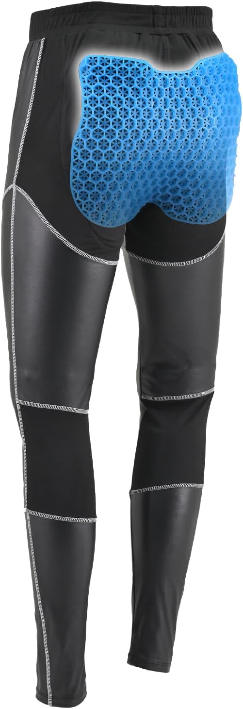 画像: [Daytona] バイク ゲルパンツ 二重構造 冬 防風 防寒 お尻の痛み軽減 防風ハニカムゲルパンツ 42258 DI-010 メンズ ブラック amzn.to