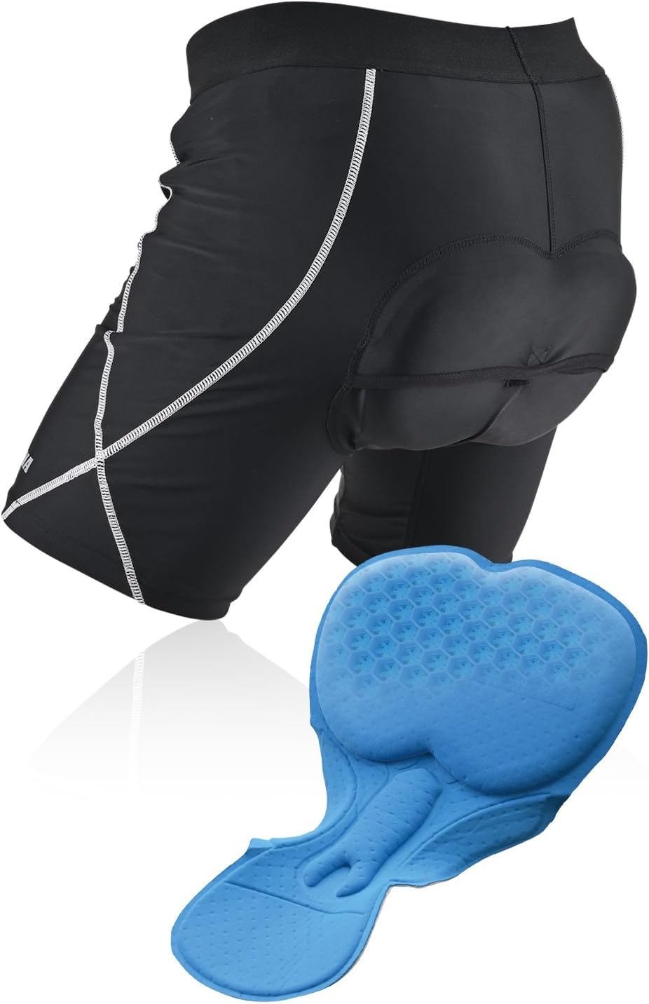 画像: [デイトナ] バイク ゲルパンツ 二重構造 ハニカムゲル お尻の痛み軽減 股下集中ゲル配置 スポーツゲルパンツ アクティブモード DI-014 ブラック amzn.to