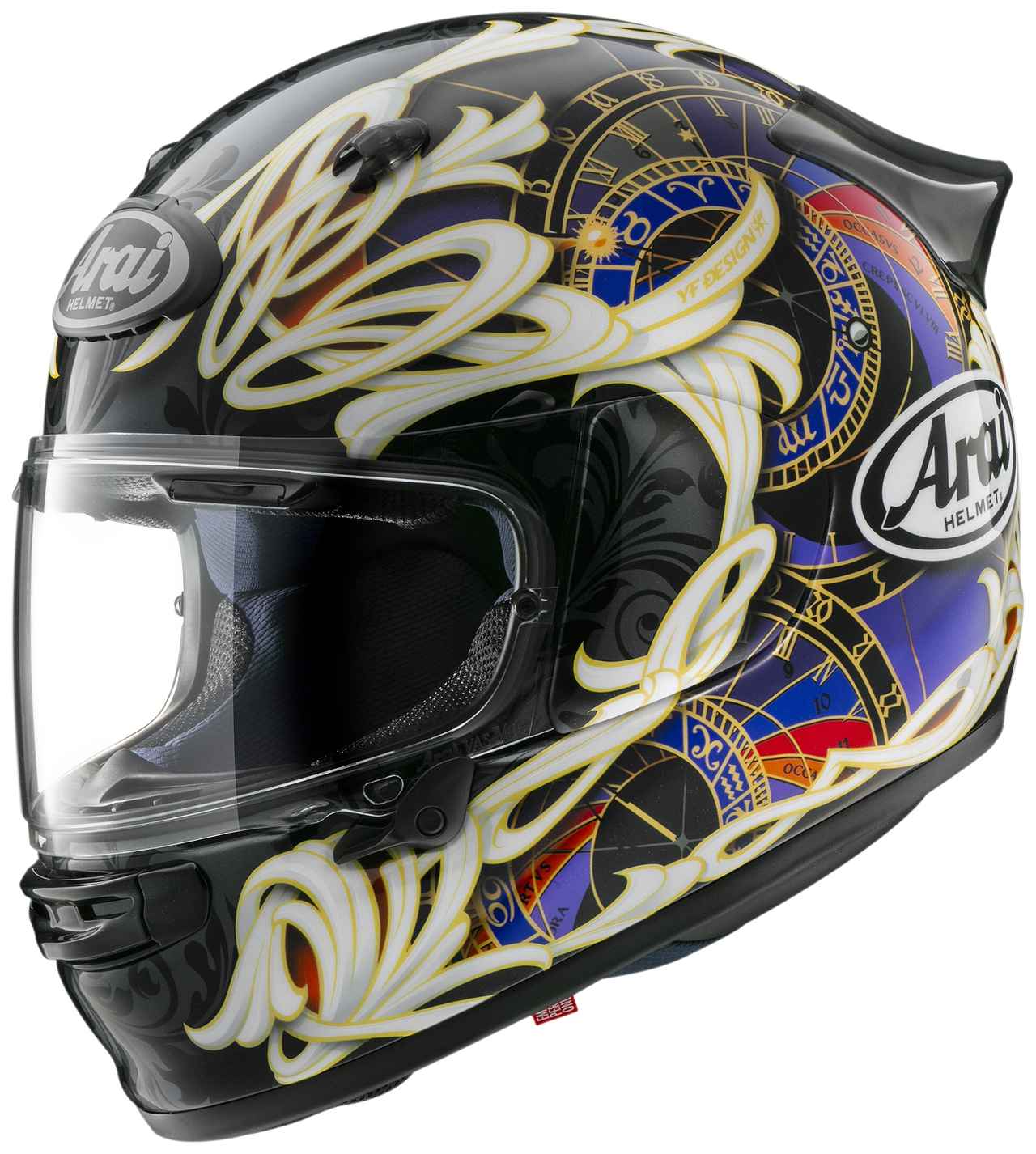 画像: Arai HELMET ASTRO-GX ORLOJ 規格:SNELL/JIS サイズ:(54)(55-56)(57-58)(59-60)(61-62) カラー:シルバー、ブラック 発売時期:2025年12月上旬 税込価格:7万3700円 ※写真のカラーはブラック