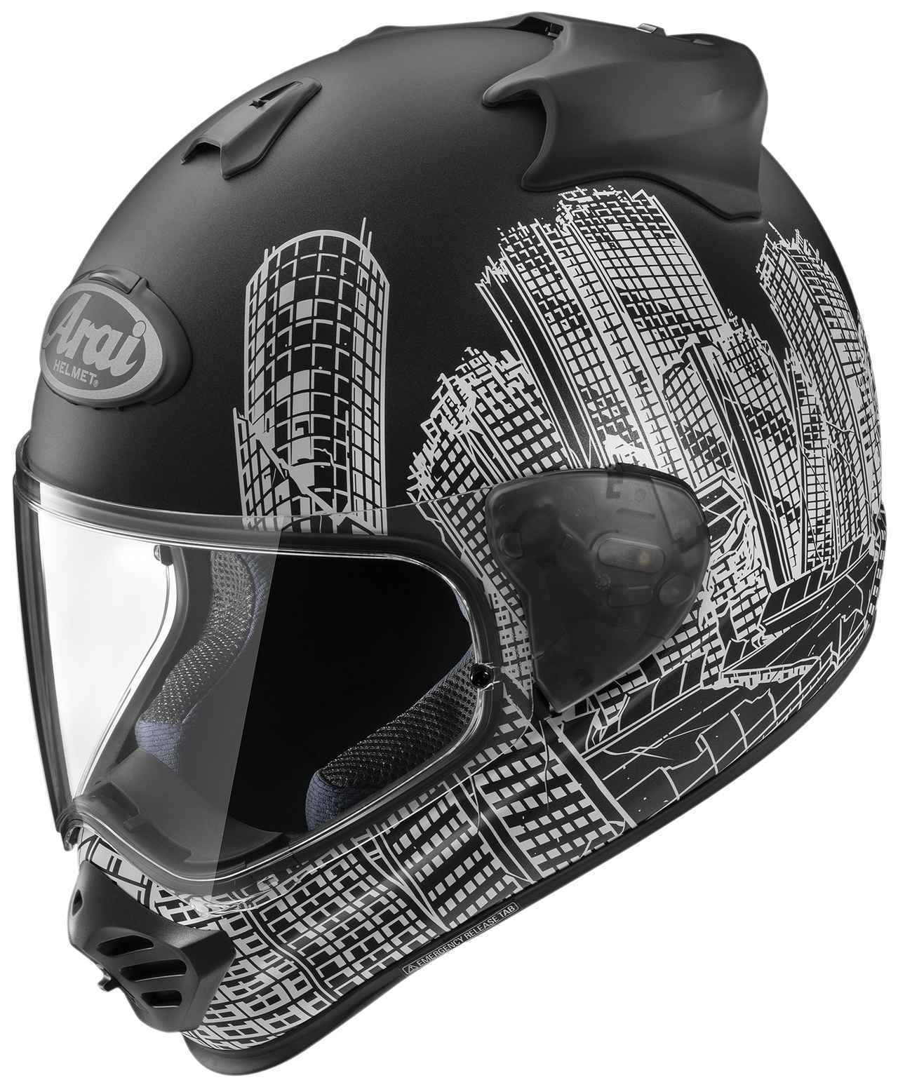 画像: Arai HELMET TX-STRADA ROARS 規格:SNELL/JIS サイズ:(54)(55-56)(57-58)(59-60)(61-62) 発売時期:2025年11月下旬 税込価格:7万4800円