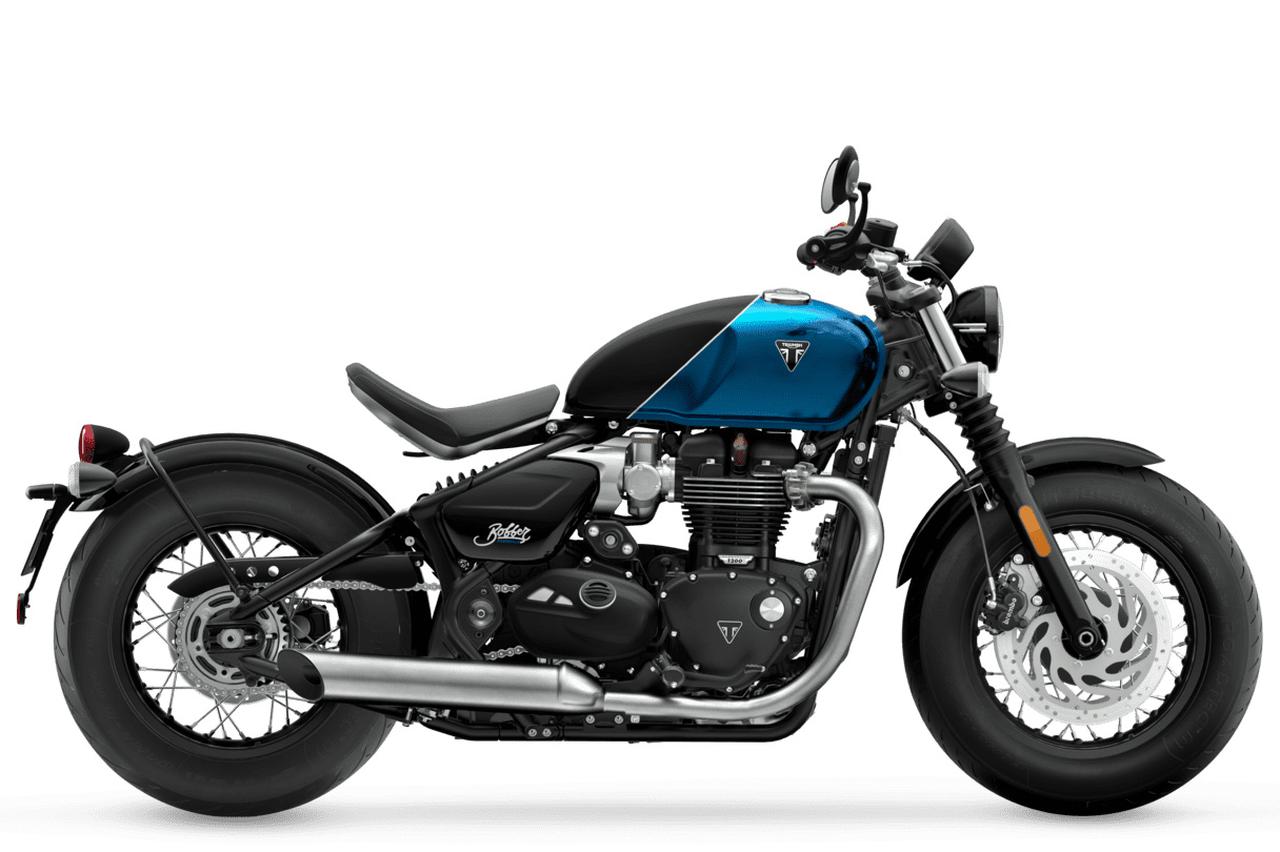 画像: TRIUMPH Bonneville T120 Bobber 2026年モデル 総排気量:1200cc エンジン形式:水冷4ストSOHC並列2気筒 シート高:690mm 車両重量:251kg 税込価格:199万9000円〜