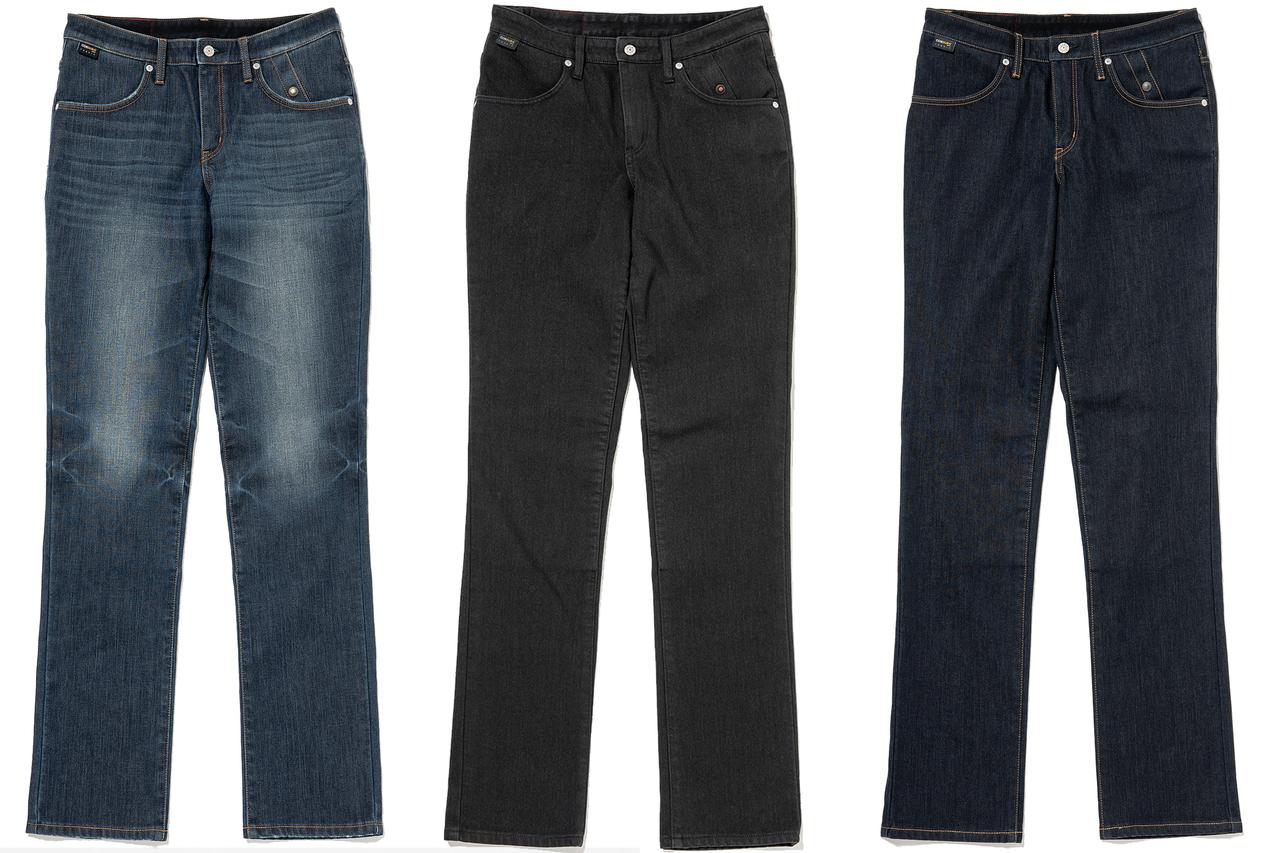 画像: EDWIN RIDER JEANS WILD FIRE サイズ：XXS、XS、S、M、L、XL、3L カラー：Dark Used Wash［KBW003-026］、One Wash［KBW003-000］、BLACK［KBW003-075］ 税込価格：1万7600円（ヒザパッド無）／1万9250円（ヒザパッド有）