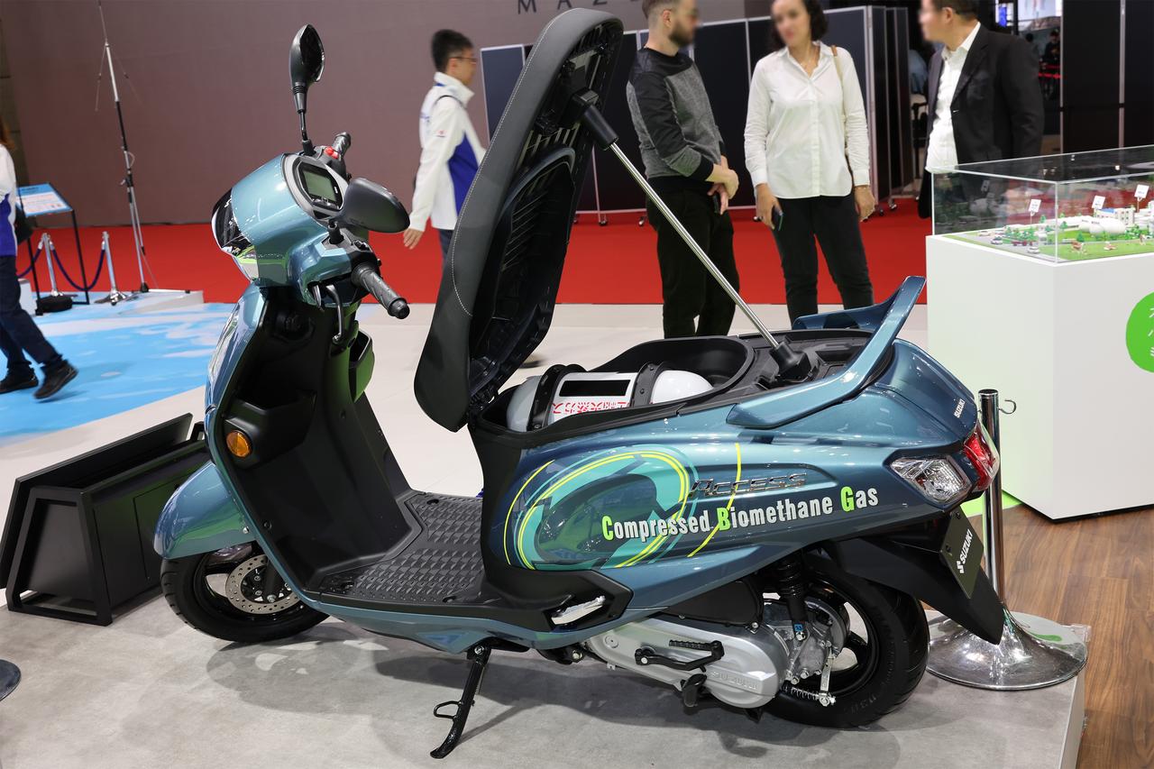 画像: ACCESS CNG/CBG仕様 二輪技術展示車