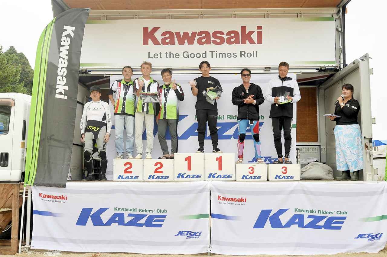 画像: ▲ランナバウトクラスの表彰式。