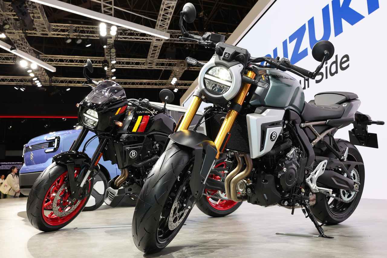 画像: GSX-8T/GSX-8TT 日本仕様車※8Tは右、8TTは左 ▶▶▶ディテール写真はこちら|GSX-8T   ▶▶▶ディテール写真はこちら|GSX-8TT