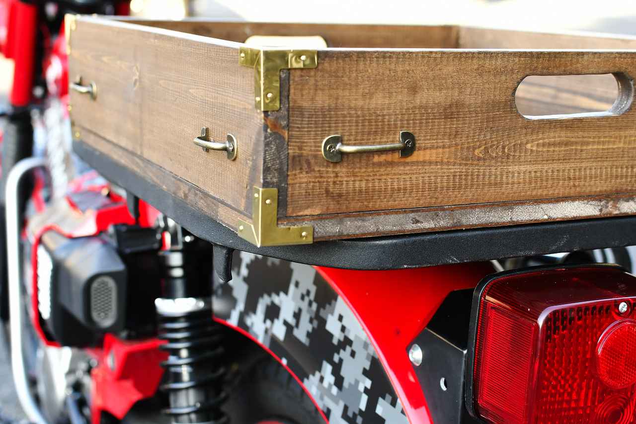 画像9: ハンターカブ（JA55）純正リアキャリアに取り付けてみる