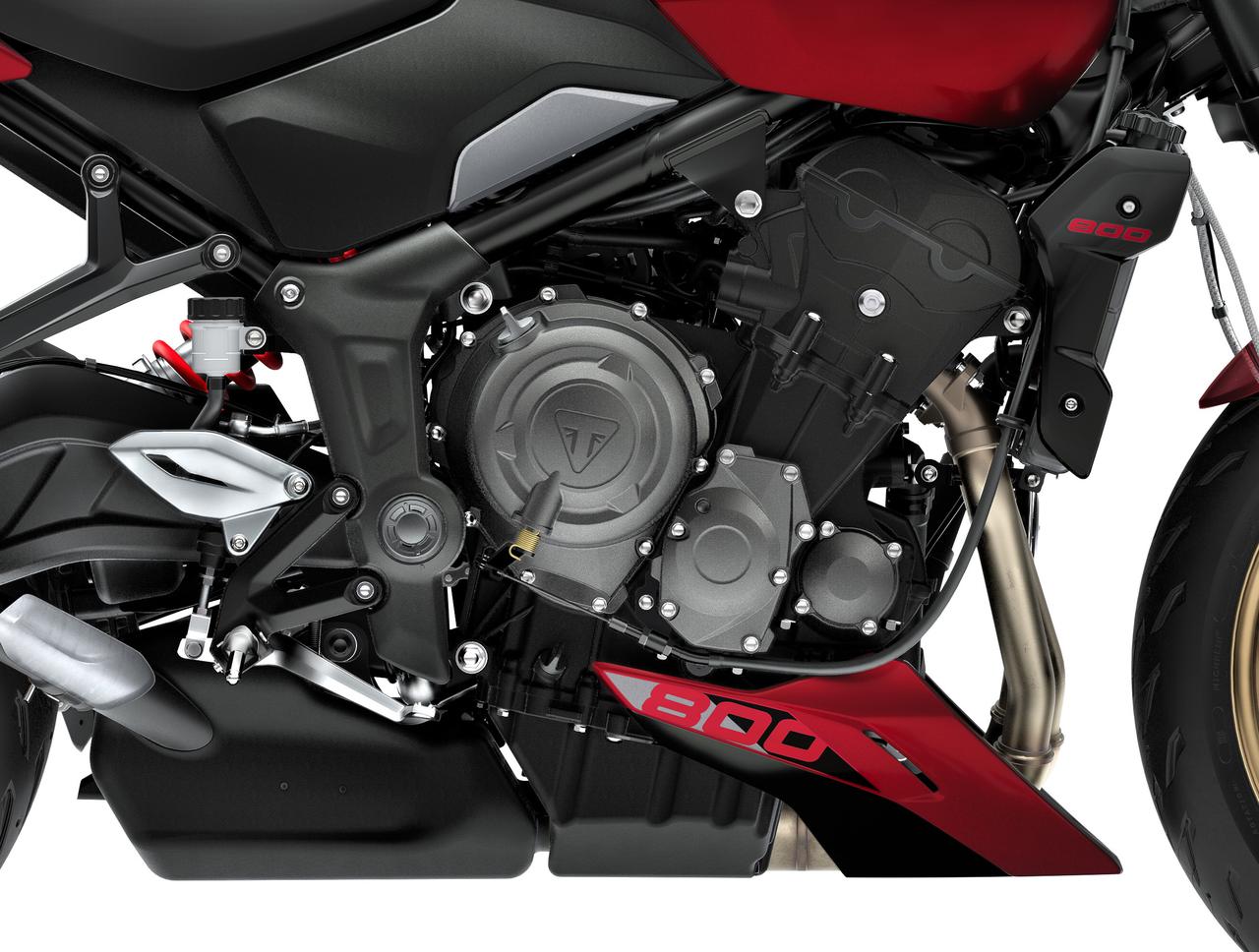 画像9: 【新型登場!】トライアンフ「Trident800」新設計798ccエンジン搭載のエキサイティングなロードスターを詳細解説!【2026速報】