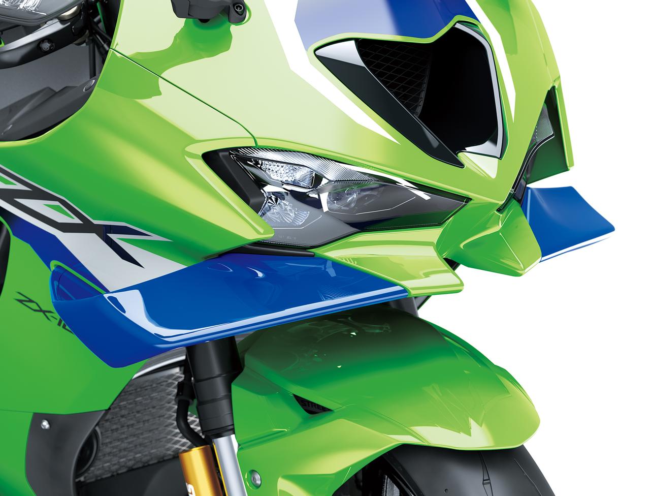 画像7: 【世界初公開!】カワサキ「Ninja ZX-10R」新型登場!精悍フェイスに大型ウイングで空力向上、国内にも導入予定!【2026速報】