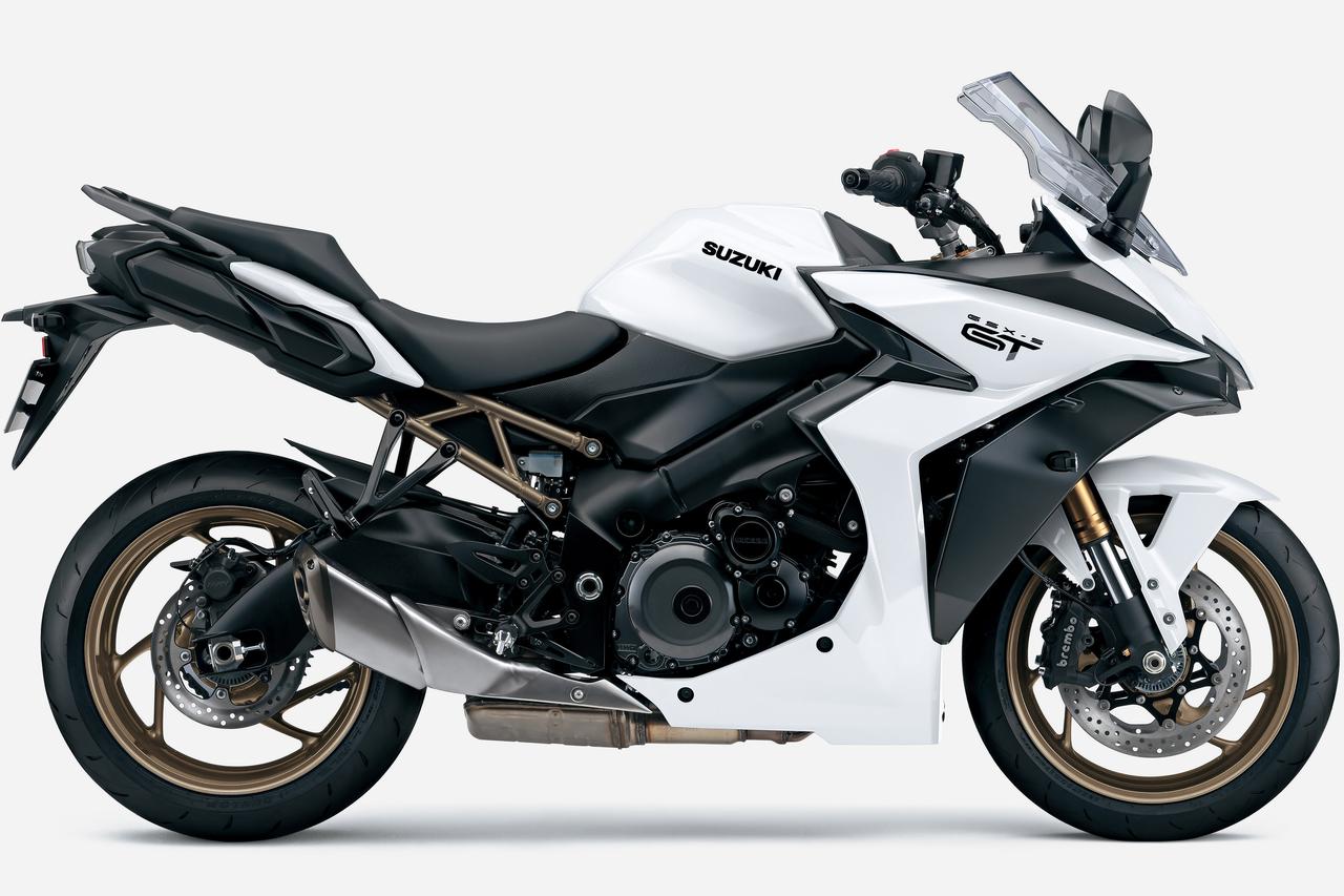 画像2: スズキ「GSX-S1000GT」2026年モデルで待望の白・黒が登場! ホイール色が車体とマッチしエレガントな魅力がパワーアップ