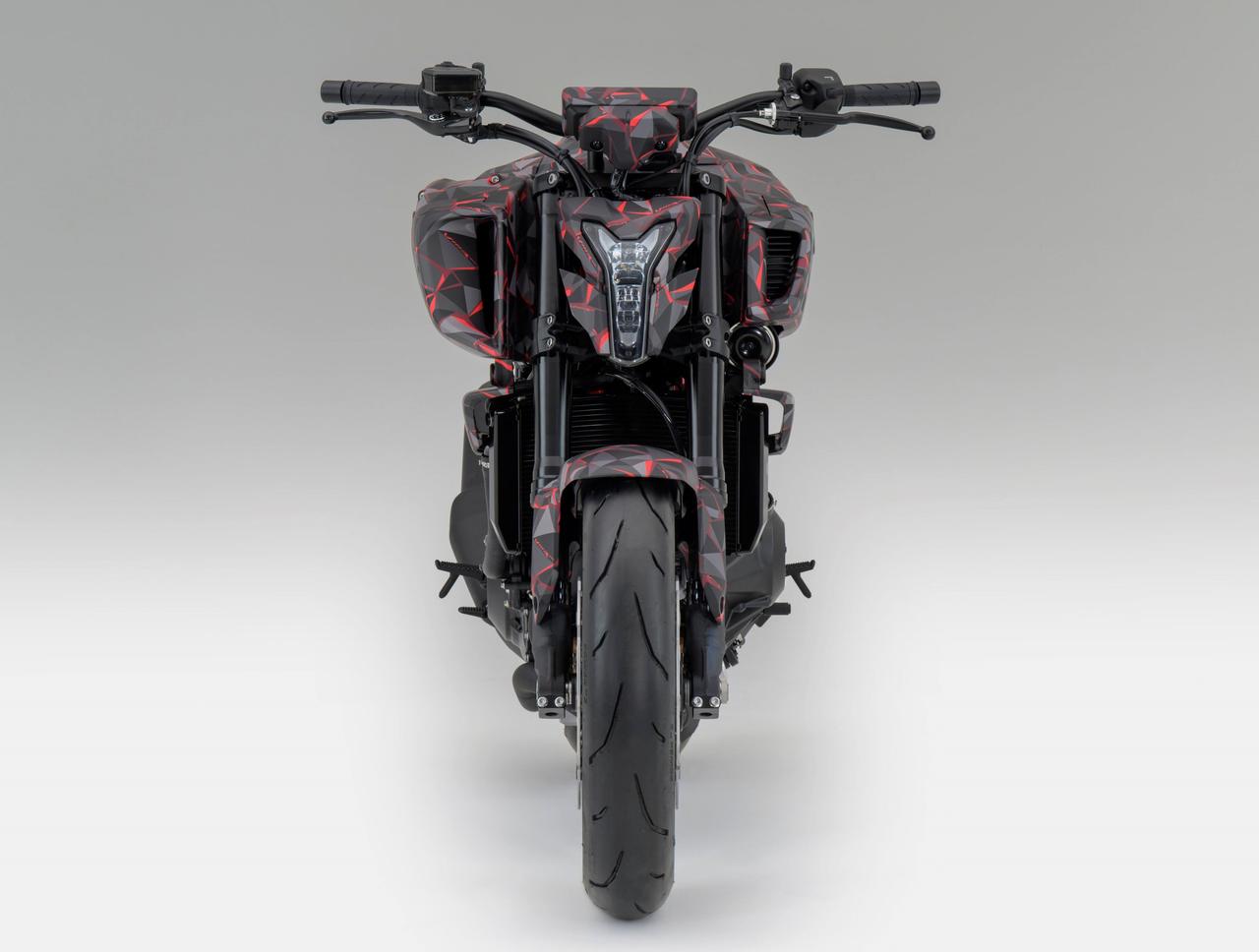 画像8: 【世界初公開!】ホンダ「V3R 900 E-Compressor Prototype」登場! 世界初の電子制御ブースト技術搭載のV3スポーツ!【2026速報】