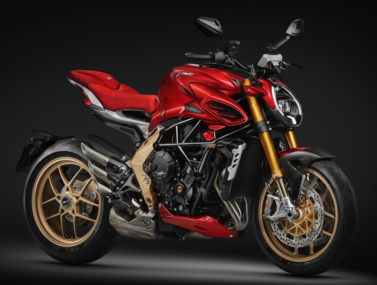 画像: MV AGUSTA BRUTALE SERIE ORO 2026年モデル 総排気量:931cc エンジン形式:水冷4ストDOHC4バルブ並列3気筒 シート高:NA 車両重量:NA 発売日・価格未定