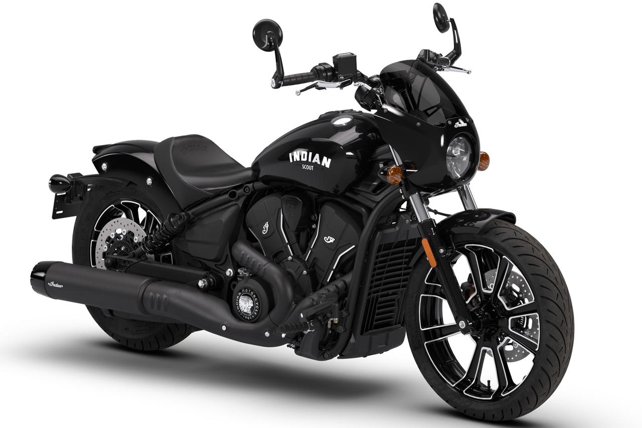 画像: Indian MOTORCYCLE Sport Scout 2026年モデル 総排気量:1250cc エンジン形式:水冷4スト60°V型2気筒 シート高:680mm 車両重量:248kg