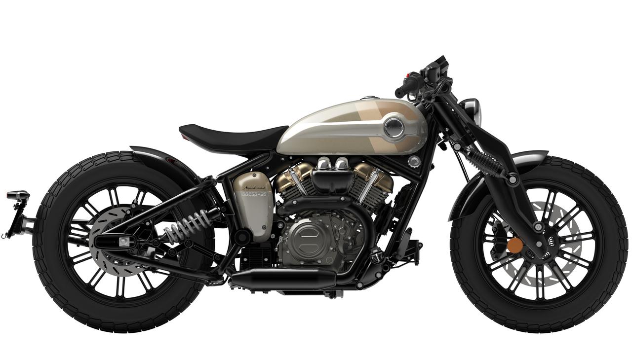 画像7: 空冷風Vツイン＆極太タイヤでトラコン搭載⁉ 個性あふれるベンダ「ナポレオンボブ250」が日本で発売