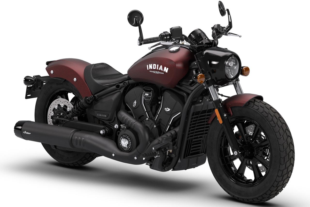 画像1: Indian MOTORCYCLE Scout Bobber Limited +Tech 2026年モデル 総排気量:1250cc エンジン形式:水冷4スト60°V型2気筒 シート高:665mm 車両重量:246kg