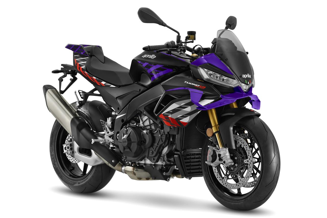 画像: Aprilia TUONO V4 Factory 総排気量：1099cc エンジン形式：水冷4ストロークDOHC4バルブ65°V型4気筒 シート高：836mm 車両重量：211kg ※スペックは欧州仕様現行モデル