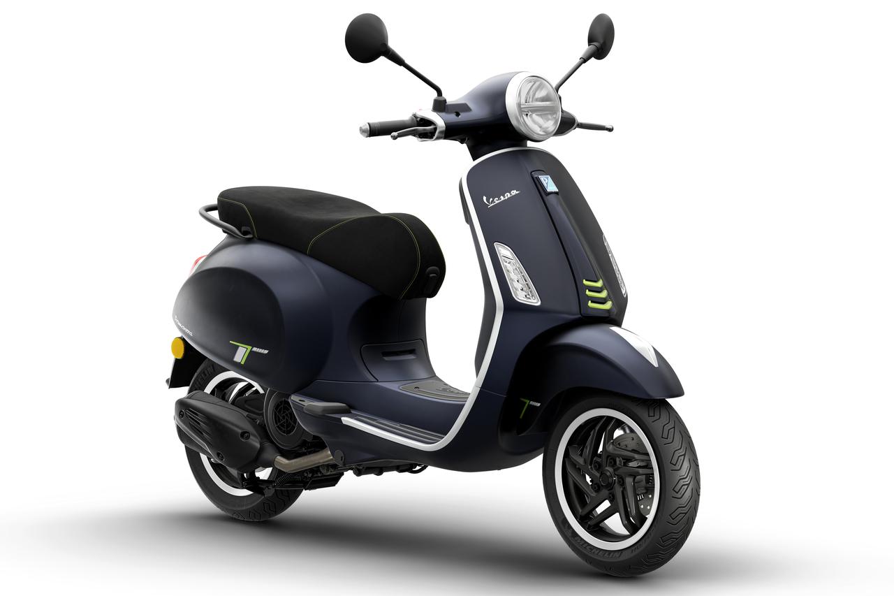 画像: Vespa Primavera Tech 欧州仕様・2026年モデル 総排気量:124cc エンジン形式:4ストローク3バルブ単気筒 シート高:785mm ※スペックは欧州仕様現行モデル