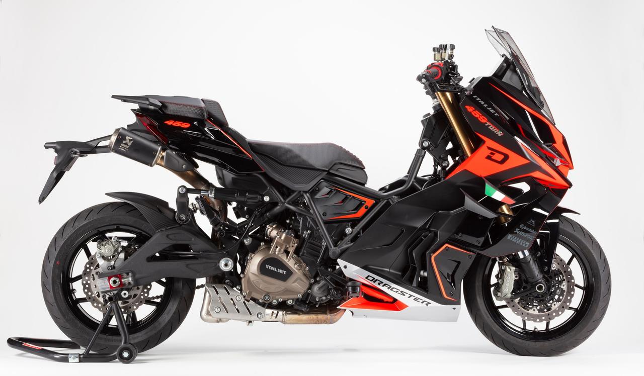 画像: ITALJET DRAGSTER 459 TWIN EICMA2025参考出品車
