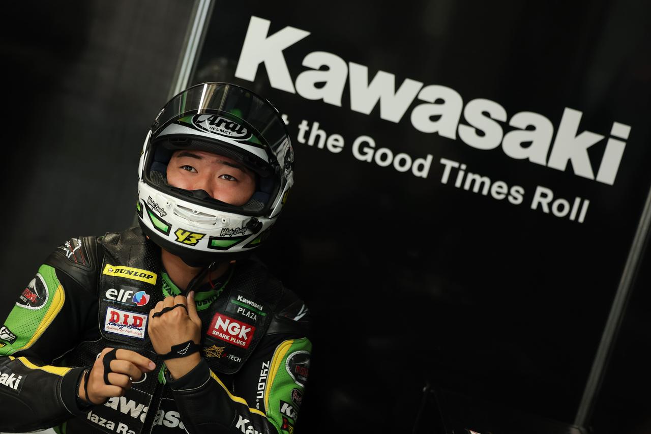 画像: ▲ST1000クラス、そしてKawasaki Plaza Racing Teamでの2年目を迎えた彌榮郡選手。