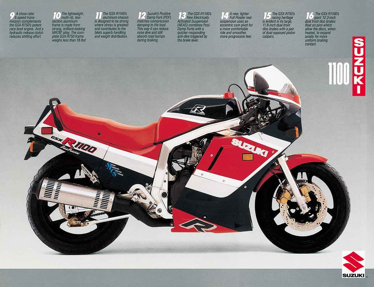 画像1: スズキ「GSX-R1100」（1986年）の特徴