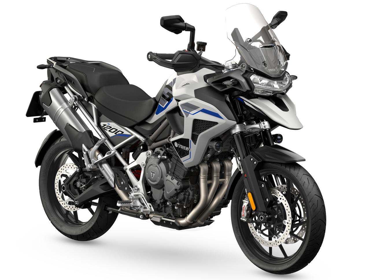 画像: TRIUMPH Tiger 1200 Alpine Edition 総排気量:1160cc エンジン形式:水冷4ストDOHC4バルブ並列3気筒 シート高:850/870mm 車両重量:247kg 発売時期:2026年1月 税込価格:243万5000円
