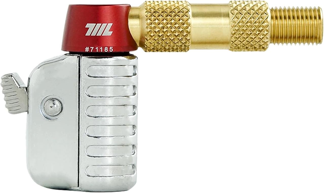 画像: 711L ミニエアチャック - スナップ&ロックエアチャック - オープンフロー エアインフレーターアタッチメント シュレーダーバルブバイク自転車カータイヤ amzn.to