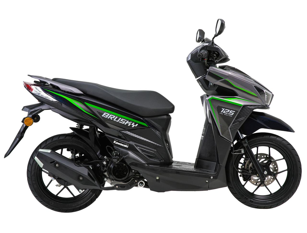 画像2: 【え? カワサキのスクーター!?】毎日任務遂行中! カワサキ「BRUSKY 125」はお手頃スポーツスクーター【世界でがんばる!! 日本メーカーの珍車大図鑑 Vol.20】