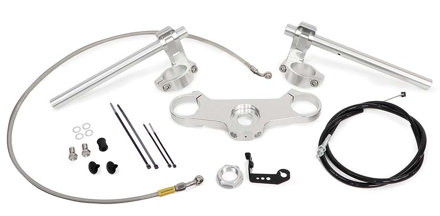 画像2: セパレートハンドル&トップブリッジキット for XSR900(’22-’24):7万7000円