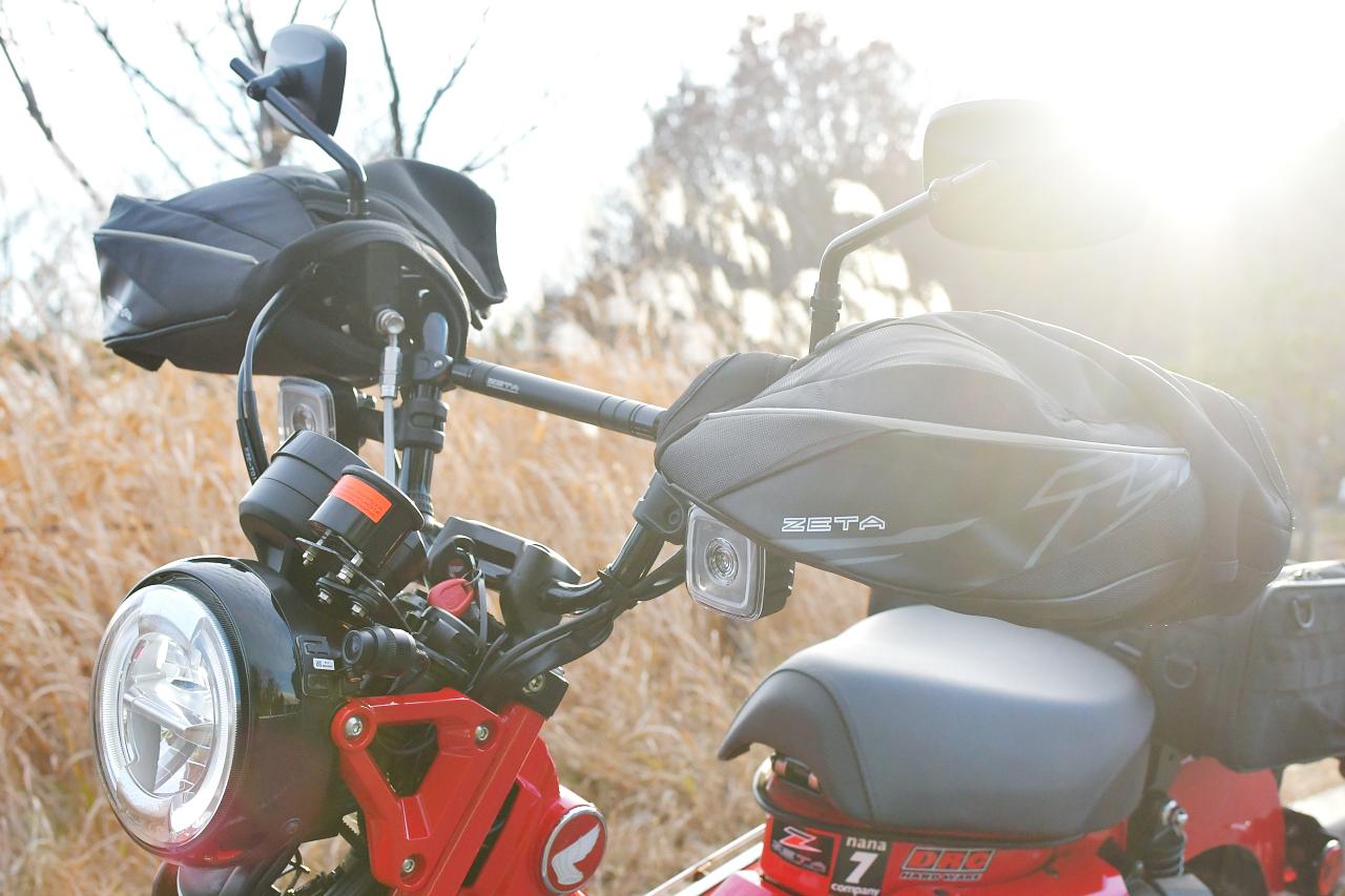 画像: ハンドルカバーがブレーキレバーを押すのが心臓に悪いので、干渉を軽減するレバーと、干渉しないハンドルカバーを付けてみる - webオートバイ