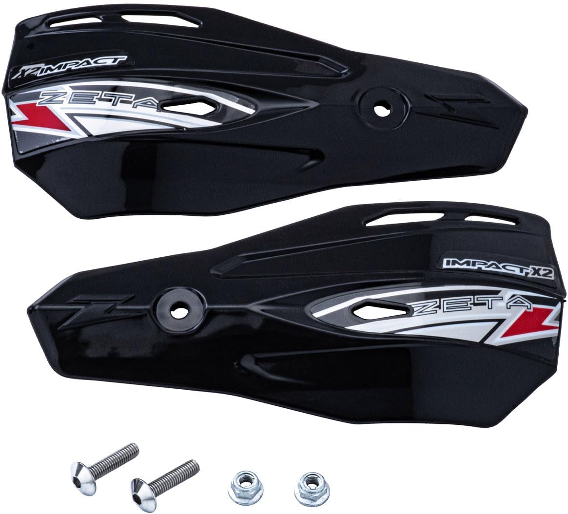 画像: ジータレーシング(ZETA RACING) インパクトX2ハンドガード用 リプレースメントガード ブラック ダートフリーク DIRTFREAK F5389(旧品番:ZE74-1201) amzn.to