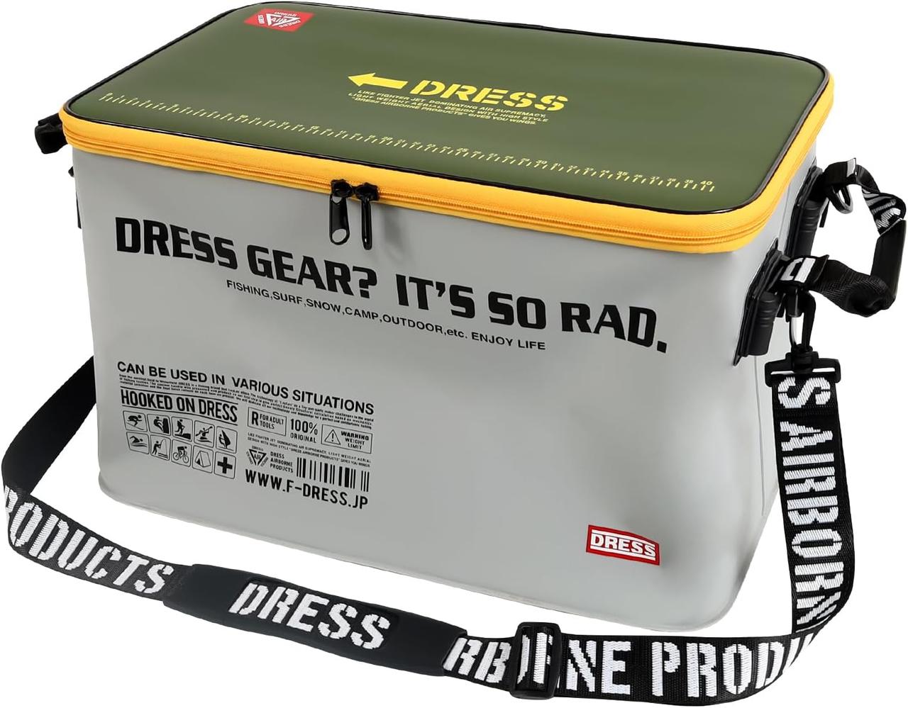 画像: ドレス(DRESS) 防水キャリーカーゴ 36~72L トランクカーゴ コンテナ ウェーダー 釣り 大容量 収納 折り畳み 防水 BBQ amzn.to