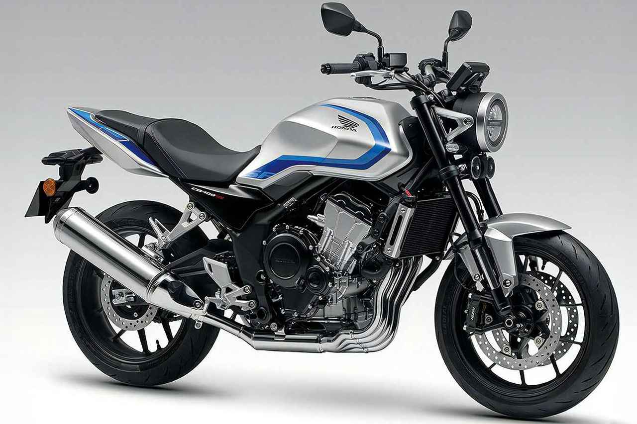 画像: ホンダ「CB400SUPER FOUR」/2025年9月に中国・重慶モーターショーで世界初公開されたCB500 SUPER FOURには、新開発の水冷DOHC4バルブ並列4気筒502㏄エンジンを搭載。日本国内にはこれをベースにした400cc版の登場が予想される。※写真はイメージ