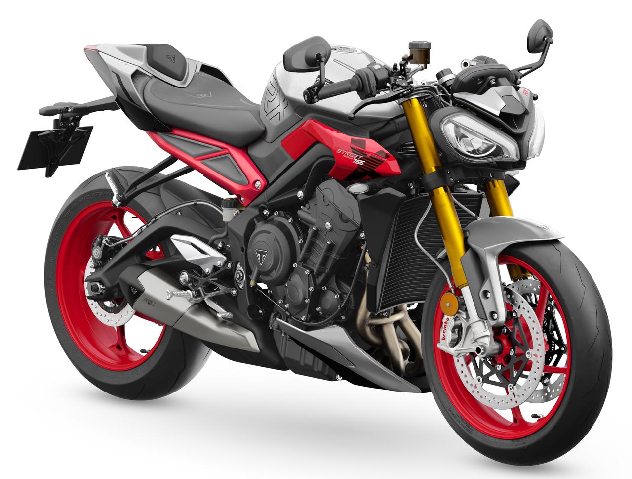 画像: TRIUMPH Street Triple 765 RX 2026年モデル 総排気量：765cc エンジン形式：水冷4ストDOHC4バルブ並列3気筒 シート高：839mm 車両重量：188kg 価格：173万5000円 発売：2025年12月上旬