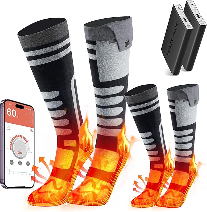 画像: ▶▶▶Amazonはこちら｜価格をチェック ケーライフ 電熱ソックス amzn.to