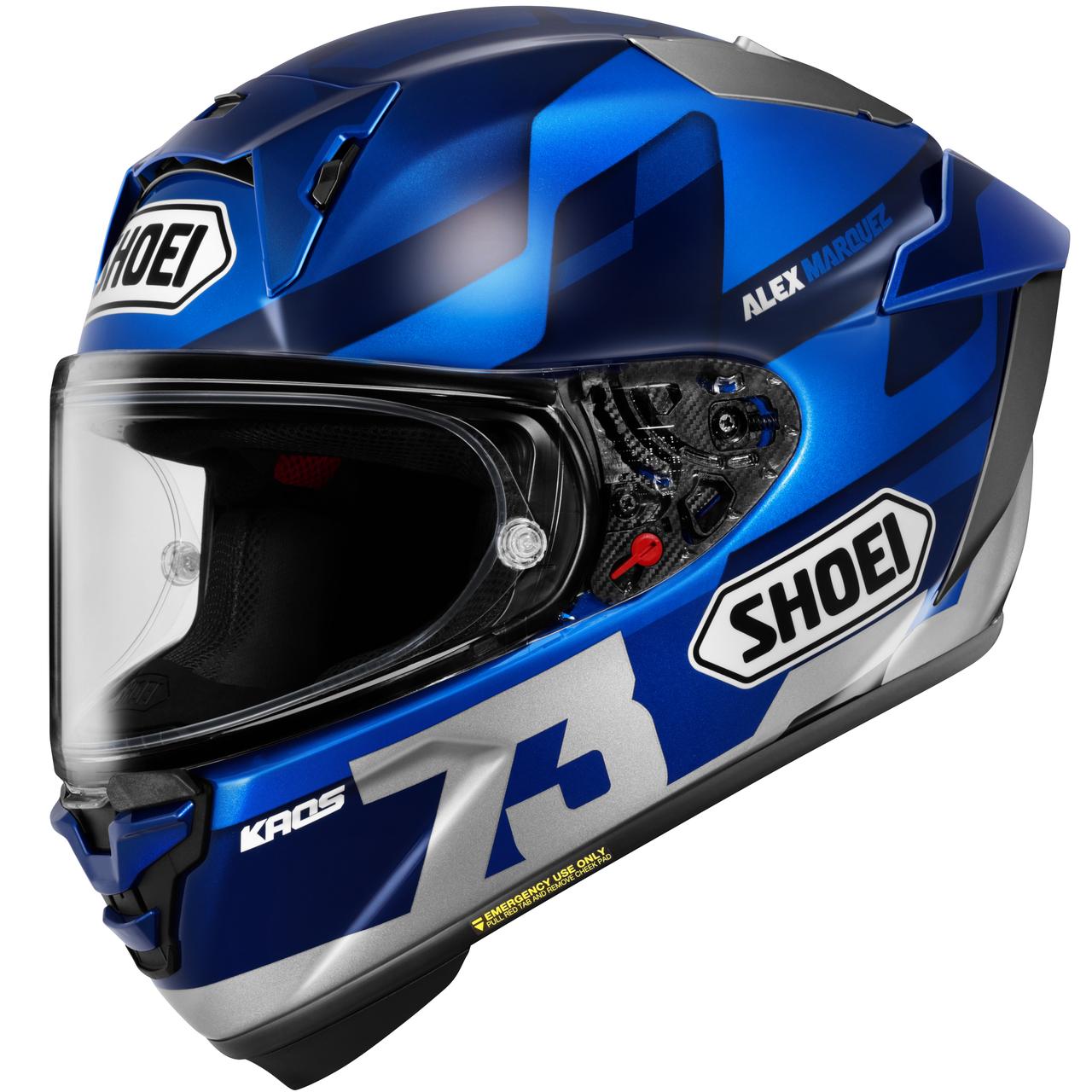画像2: SHOEI「X-Fifteen」にMotoGPアレックス・マルケス選手の新レプリカヘルメットが登場！ あわせて兄マルク・マルケス選手のレプリカにも新色が追加
