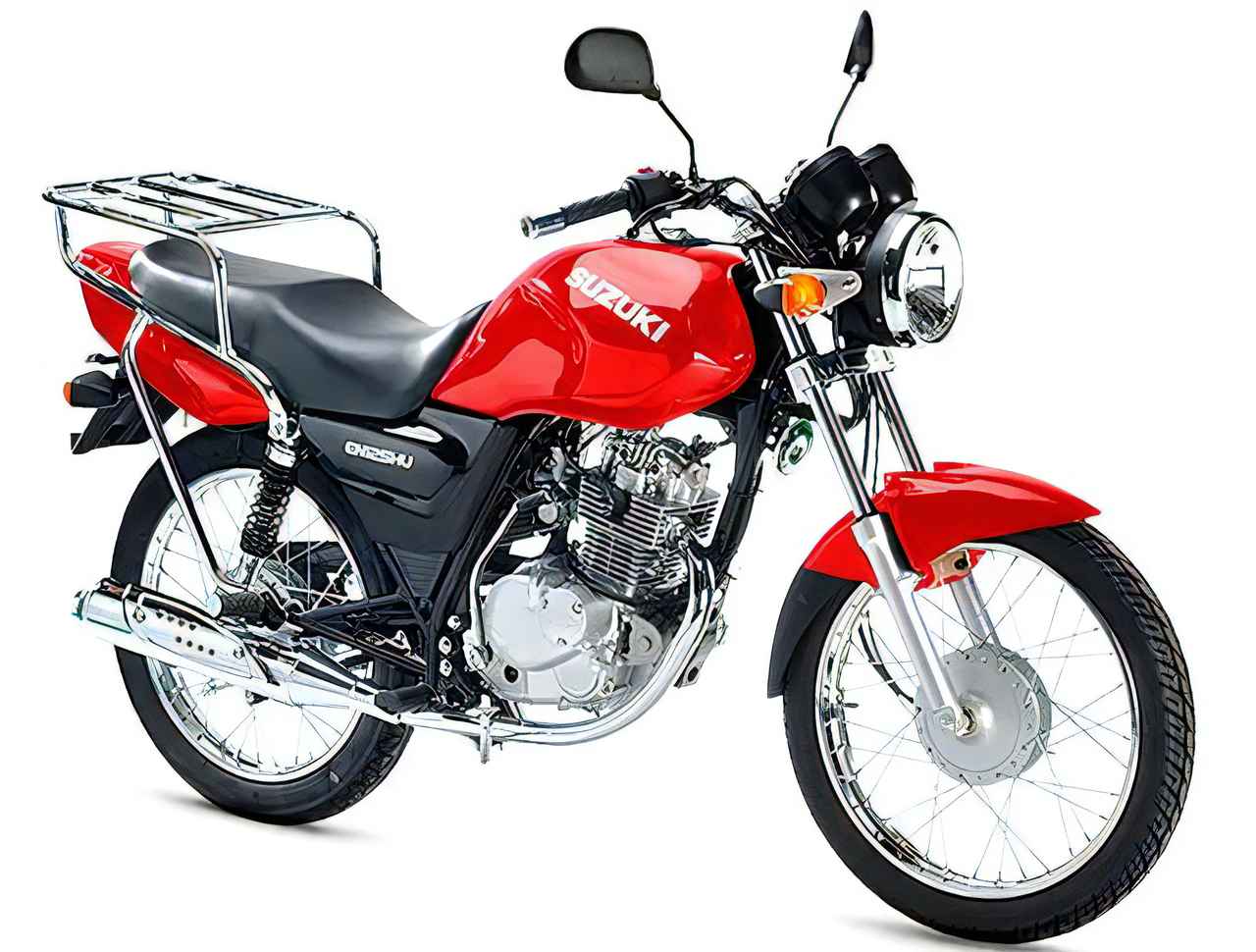 画像: SUZUKI EN125HU HURACAN 販売国：メキシコ、ニカラグア等 総排気量：124cc エンジン形式：空冷4ストSOHC2バルブ単気筒 シート高：750mm 車両重量：122kg 現地価格：3万9999.99ペソ（約33万8086円）