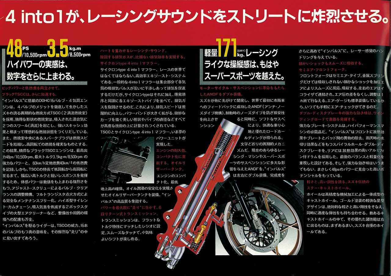 画像3: スズキ「GSX400FS インパルス」(1982年)のカタログ