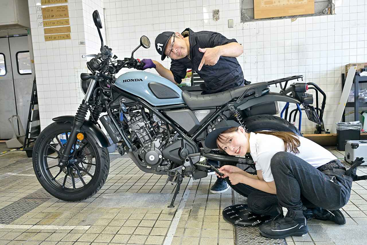 画像: 6．冷却水量は車体を立ててチェック！