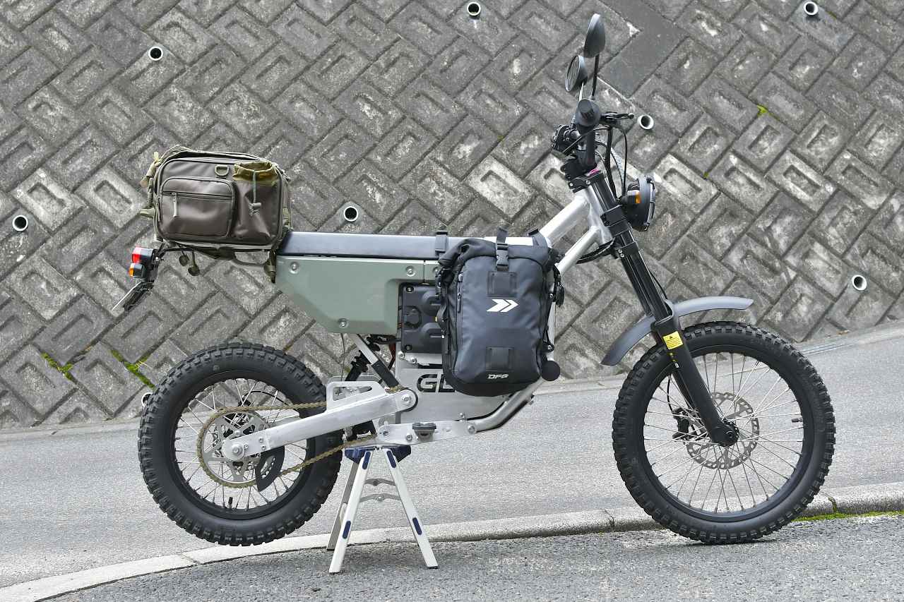 画像7: 電動を活かしてフレームに振り分けバッグ（モジュールモトパック）をつけてみる