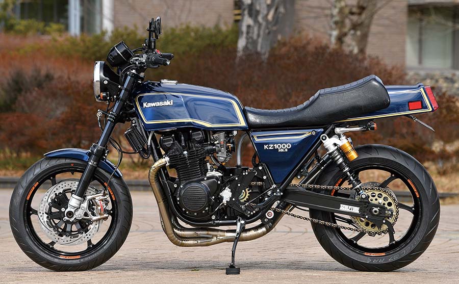 画像 : 2番目の画像 - 【写真12枚】ACサンクチュアリー Z1000Mk.II（カワサキ Z1000Mk.II） - webオートバイ