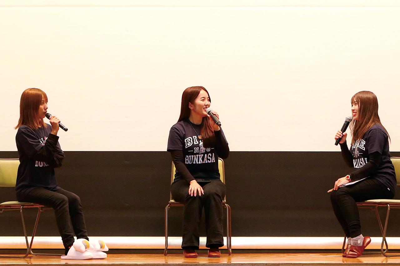 画像: ▲「バイク女子のSNS活用講座」 講師：わっす、せんちゃん、奥沙織