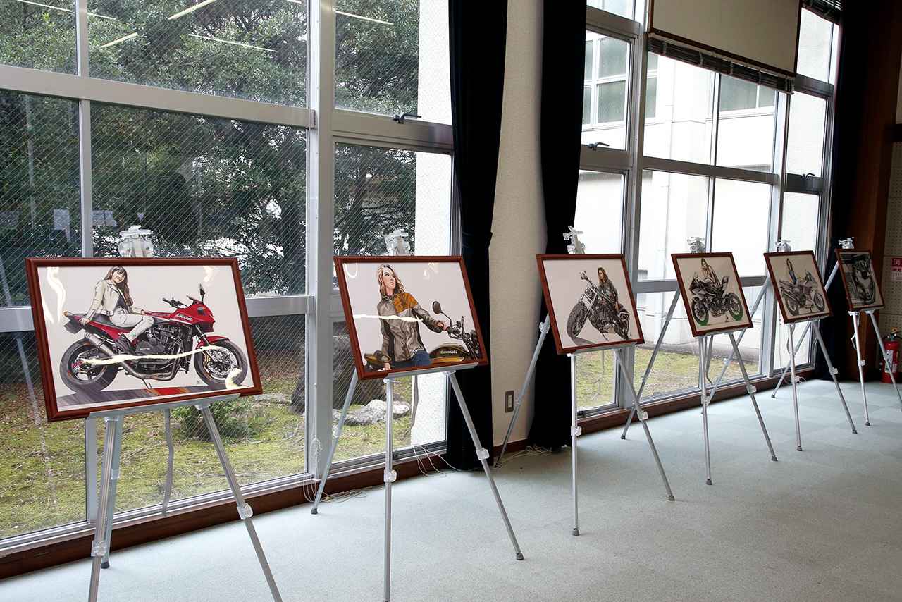 画像: ▲ゲスト・福本氏の生原画展示