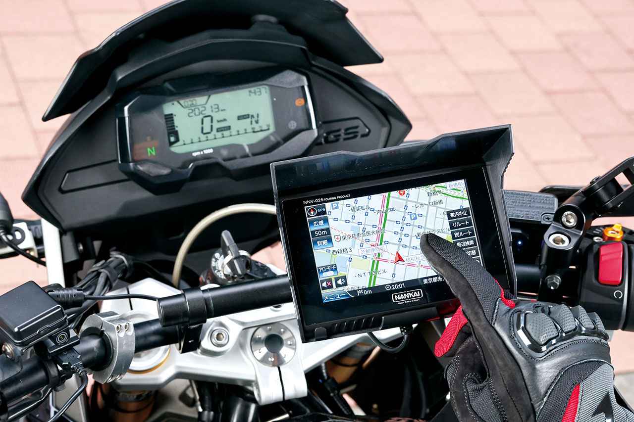 画像: NANKAI バイクナビゲーションシステム NNV-025 税込価格：5万9800円 販売元： 南海部品