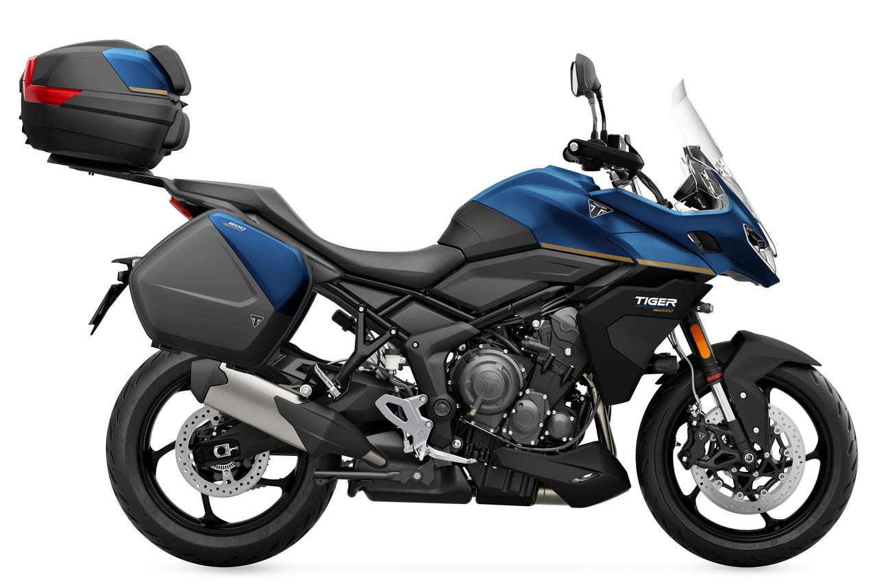 画像3: トライアンフ「タイガースポーツ800ツアー」新登場！ パニアケース＆トップボックス標準装備で旅性能を極めたスポーツツアラー